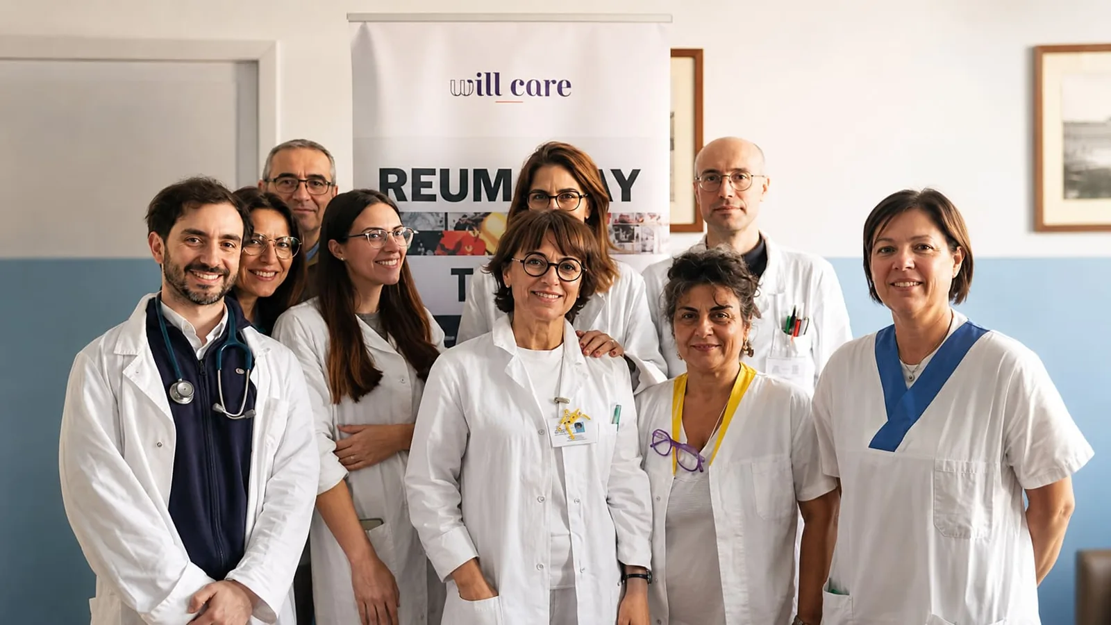 L'infocorner del Reumaday Tour in un ospedale piemontese